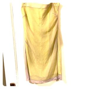 Helmut Lang Backless, Strapless Cocktail Dress